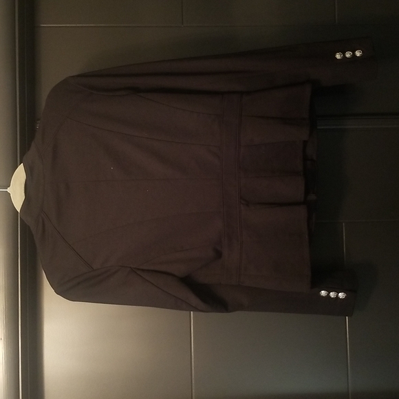 Black military-style jacket - Picture 5 of 5